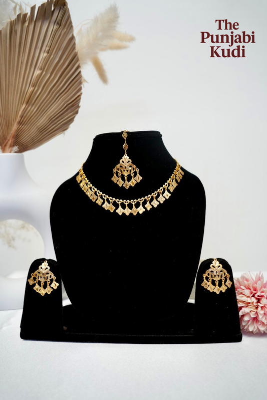 Traditional Punjabi Pipple Patti Small Tikka set