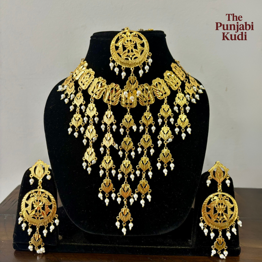 Virsa Gold Plated Choker & Earing Set