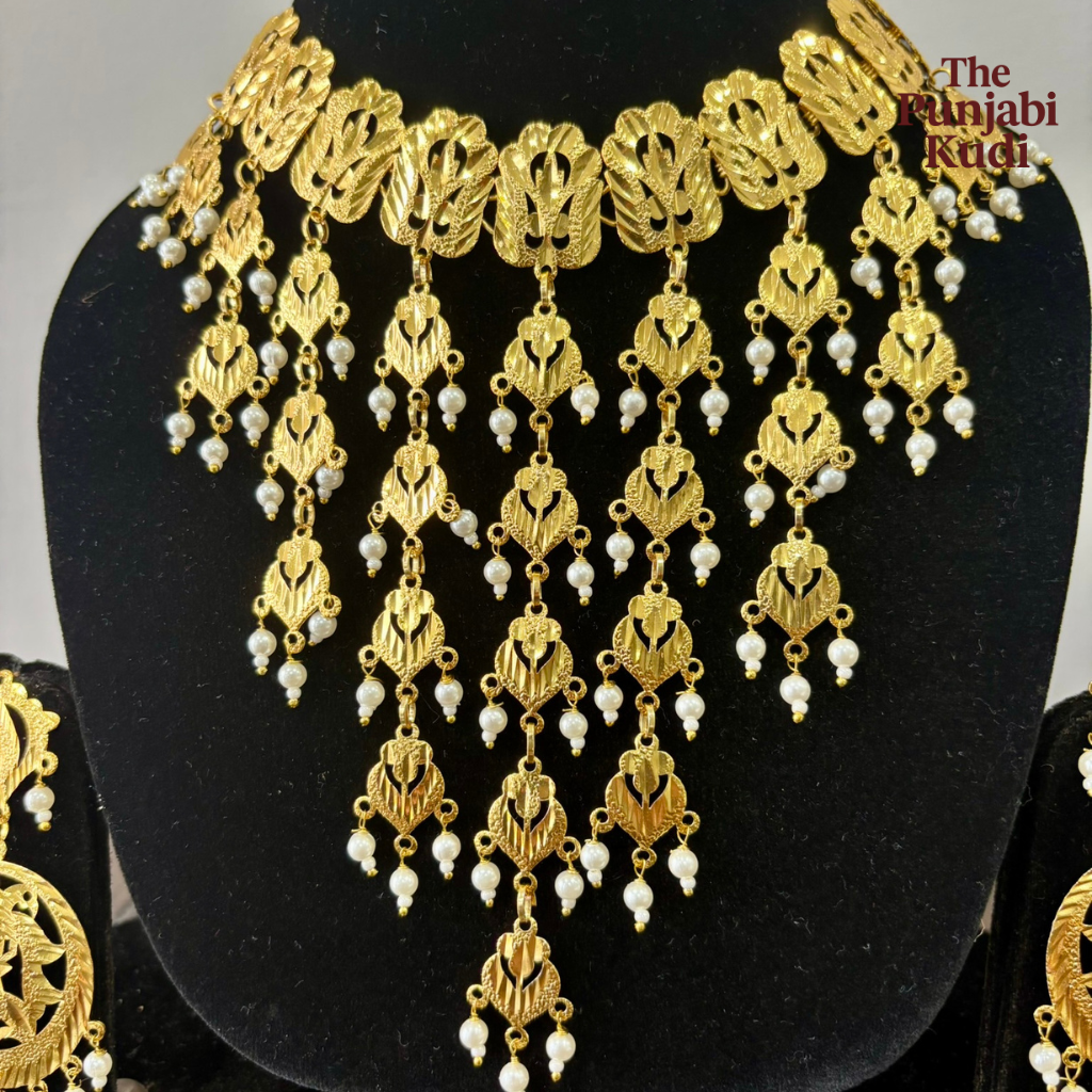 Virsa Gold Plated Choker & Earing Set