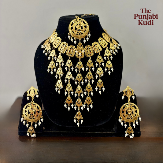 Virsa Gold Plated Choker & Earing Set